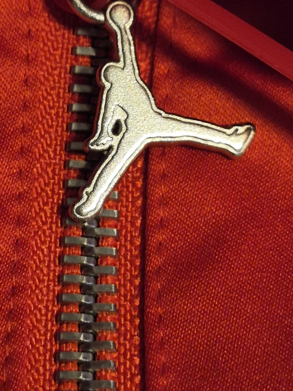 Jordan Red Zip Jacket with Jumpman Logo